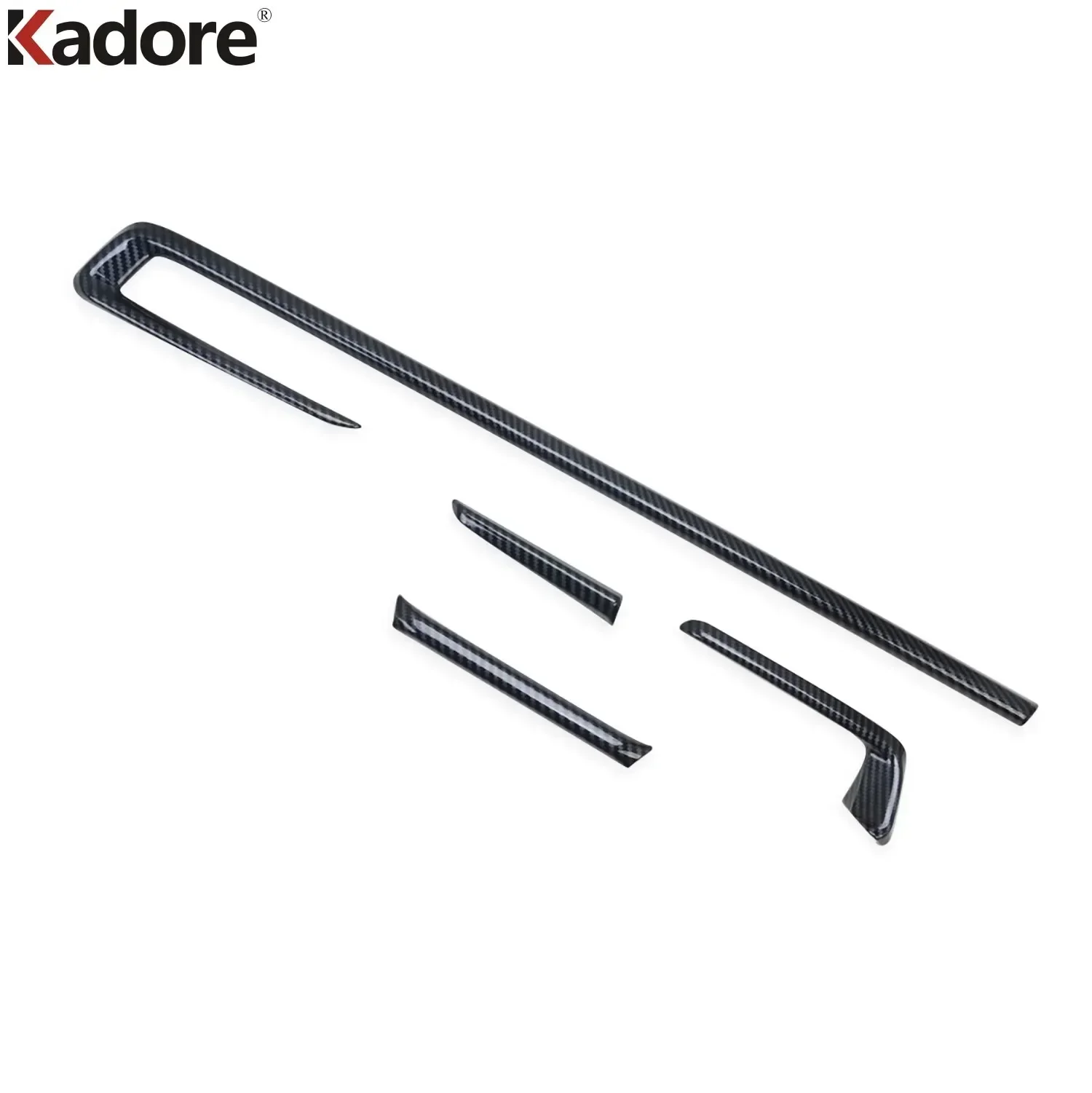 لمازدا CX30 CX-30 2020-2024 ألياف الكربون الداخلية لوحة مركز التحكم قطاع غطاء الكسوة صب التصميم اكسسوارات السيارات LHD #5