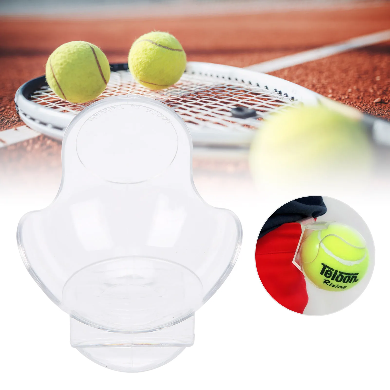 Tennis Ball Clip Training Equipment ABS Tennis Ball Waist Clip Holder Sports Accessories