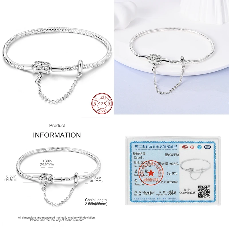 Design Sense – Bracelet en argent 925, 17-20CM, tampon à griffes en forme de cœur, ciel étoilé, soleil brillant, Original, exquis, bijoux cadeaux pour femmes