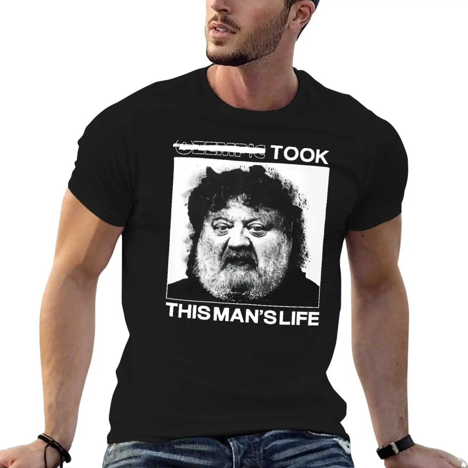 

papa meat merch T-Shirt t shirts for man cotton funny man t shirt cotton high quality T-Shirt
