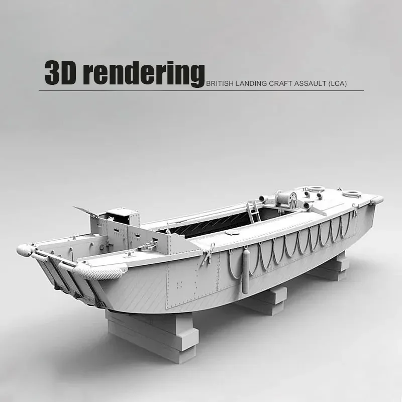 Gecko model assembled ship model kit 35GM0080 British assault landing craft 1/35