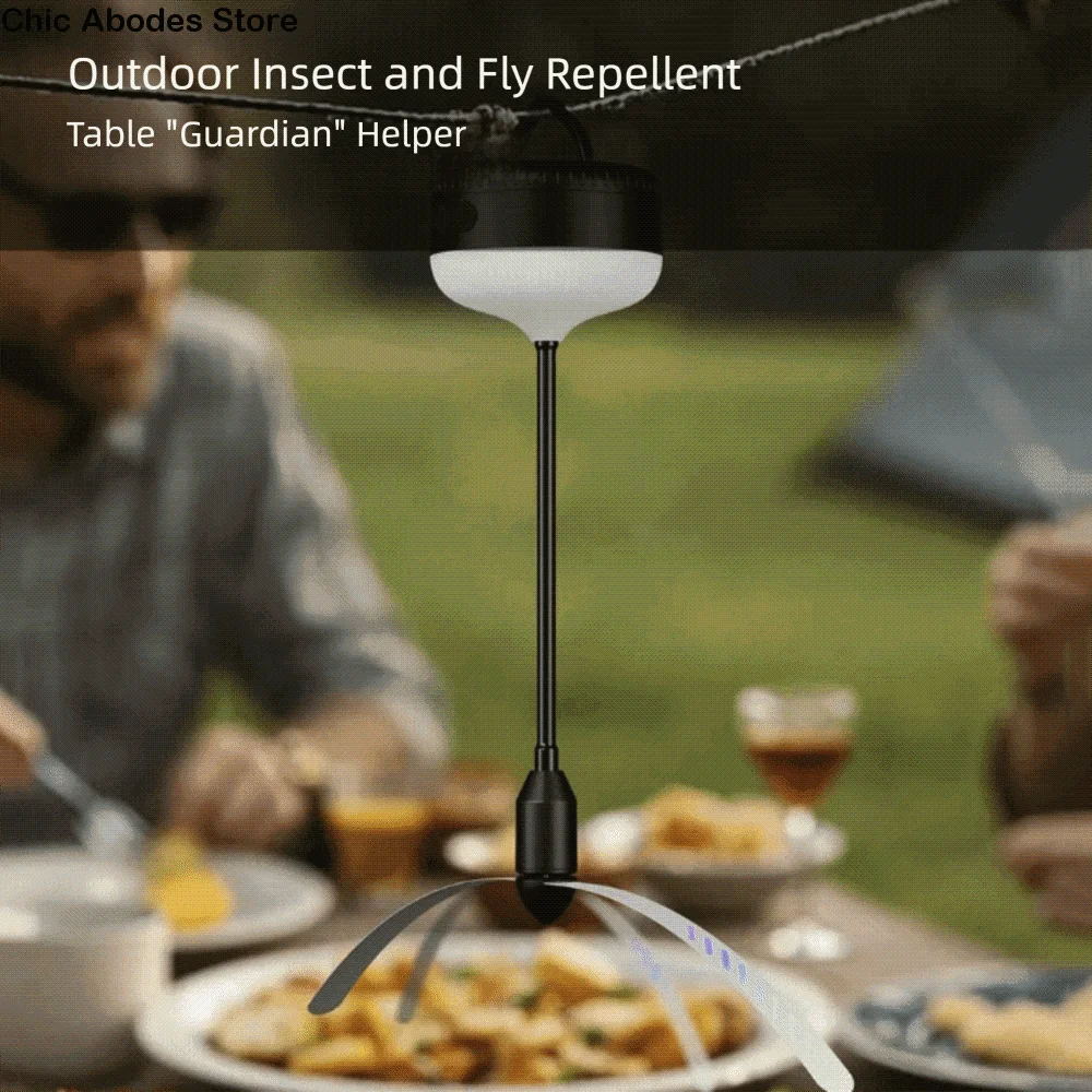 

Настольный складной вентилятор-отпугиватель комаров, многофункциональный, подвесной, с функцией ночника, для кемпинга