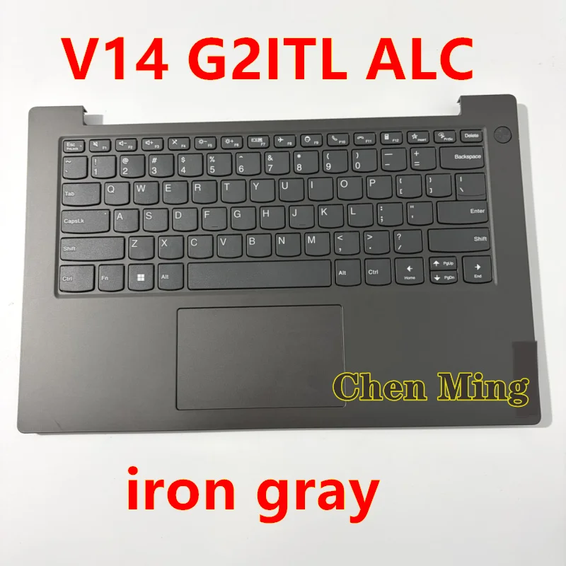 

New CASE For Lenovo V14 G2-ITL V14 G2-ALC Laptop Upper Case Palmrest US English keyboard touchpad 5CB1B96412 5CB1B96411