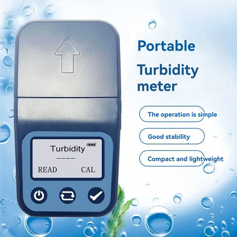 AT05-جهاز اختبار جودة المياه المحمول مقياس التعكر المحمول 0-1000 NTU 90 ° ضوء متناثر لمعايرة مختبر حوض السمك #2