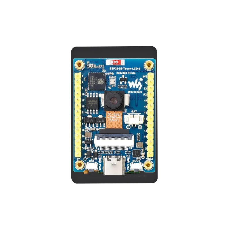 ESP32-S3 2-Zoll-Entwicklungsboard mit kapazitivem Touch-Display, 32-Bit-LX7-Dual-Core-Prozessor, unterstützt WLAN und Bluetooth