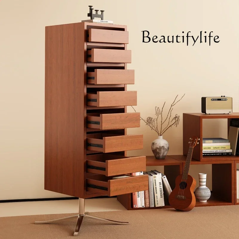 

yj21 FRotating bookcase medieval storage file cabinet locker study living room modern simple Bauhaus chest