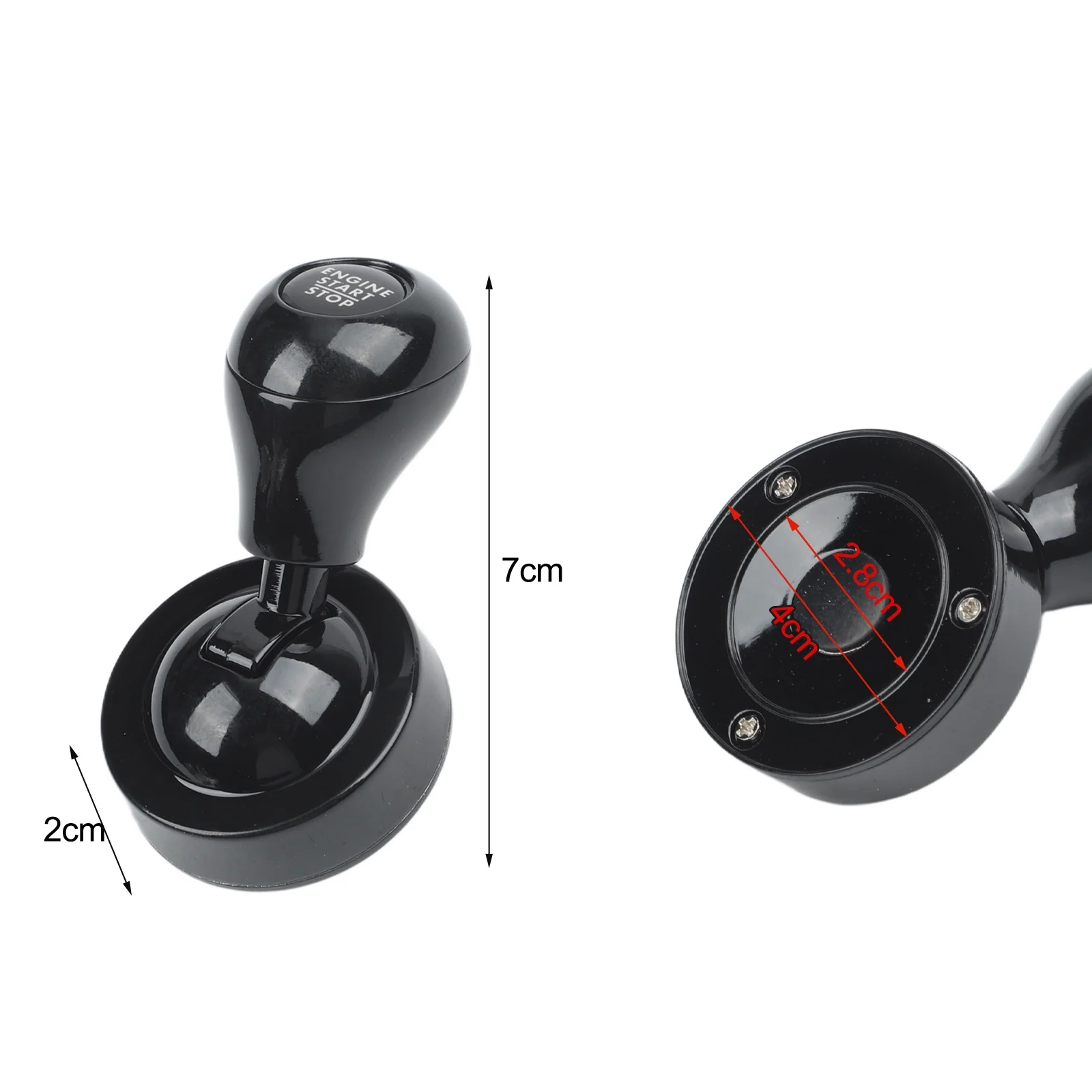 Car One-Touch Start Button With Push-to-Start Rocker Lever Ball-bar Starter Cover Automotive Interior Accessories