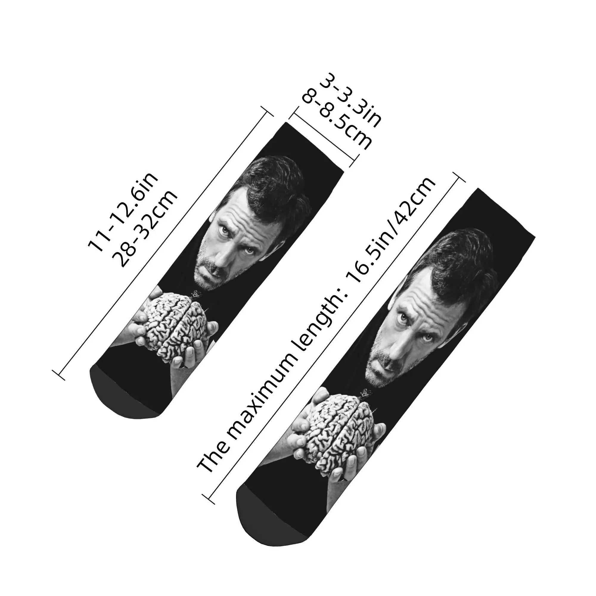 Men Socks Dr Gregory House M.D Fashion Comfort Soft Ankle Sock Spring  Design Running Sports Anti Slip Socks