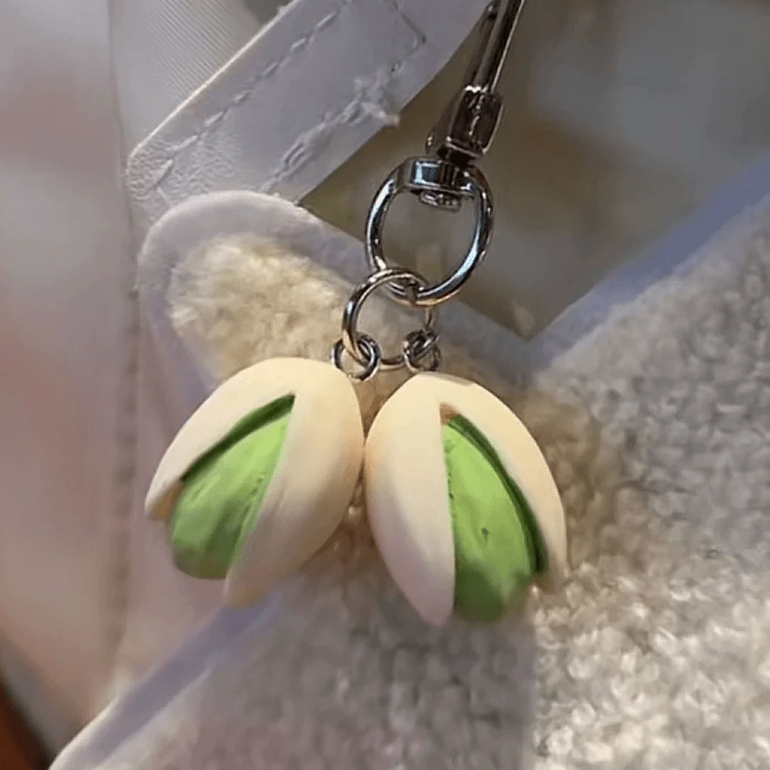 Creative Food Series Pistachio Keychain