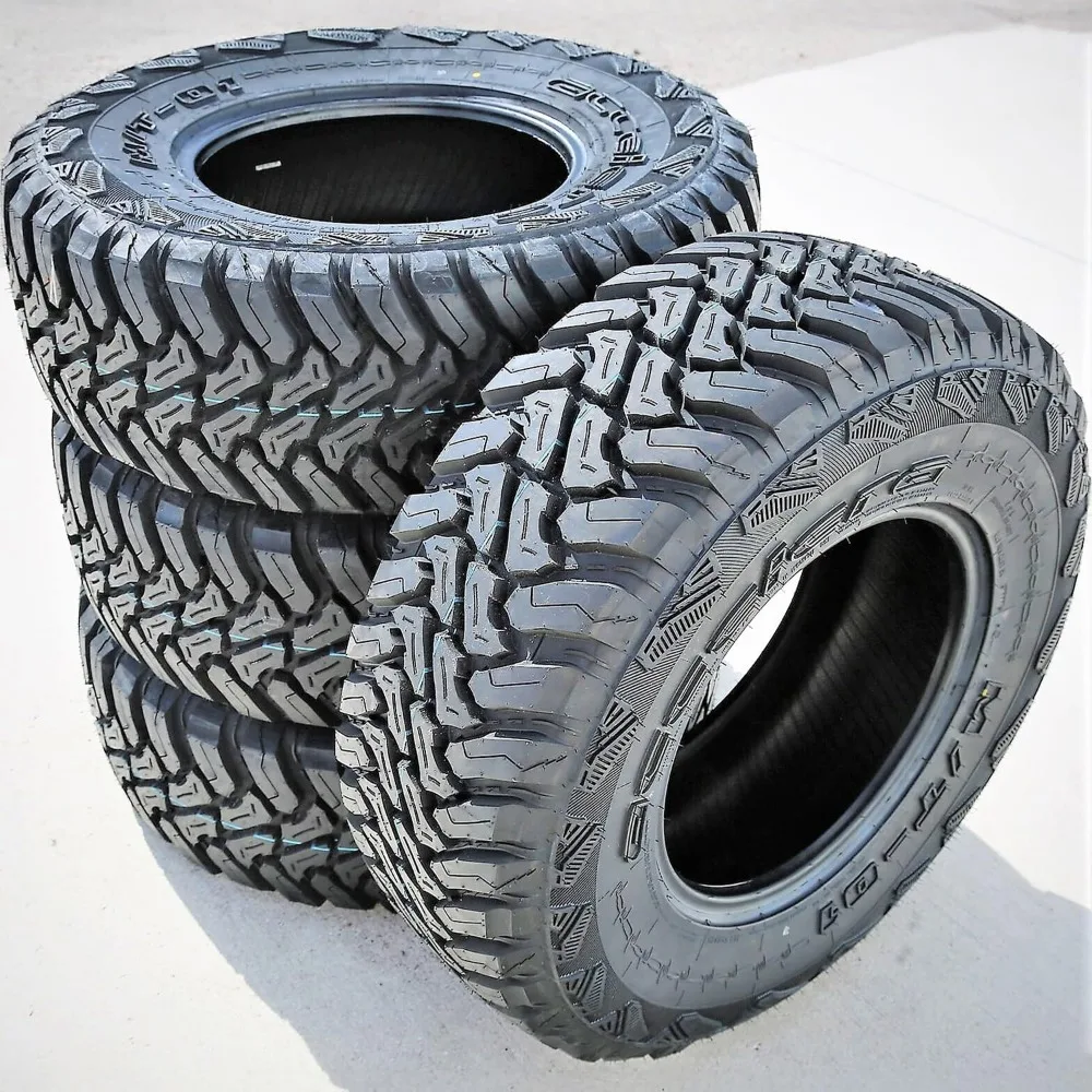 

Set of 4 (FOUR) M/T-01 Mud Off-Road Light Truck Radial Tires-31X10.50R15LT 31X10.50X15 31X10.50-15 109Q Load Range C LRC 6-Ply