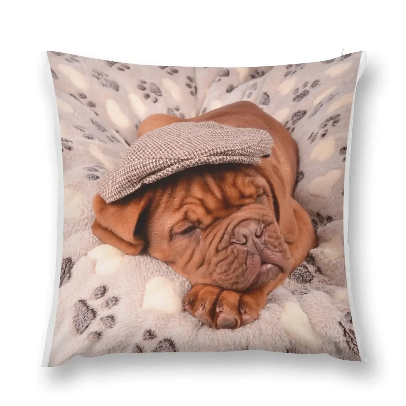 

Sleepy Puppy Dogue Throw Pillow Sofa Covers For Living Room Pillows Aesthetic pillow cover luxury pillow