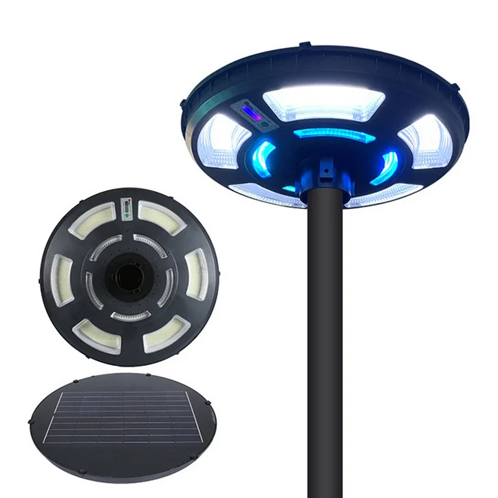 

Hot Sale Outdoor Motion Sensor Remote Control Courtyard UFO 300w 400w Led Solar Garden Light