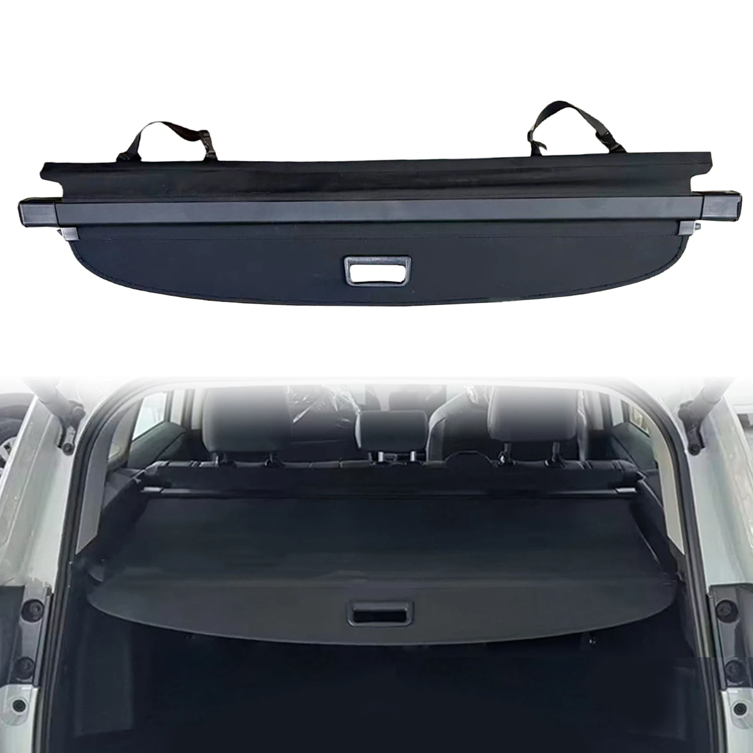 

For Toyota RAV4 XA60 2026 2027 Car Cargo Cover Black Retractable Rear Trunk Shade Luggage Security Cover 1Set