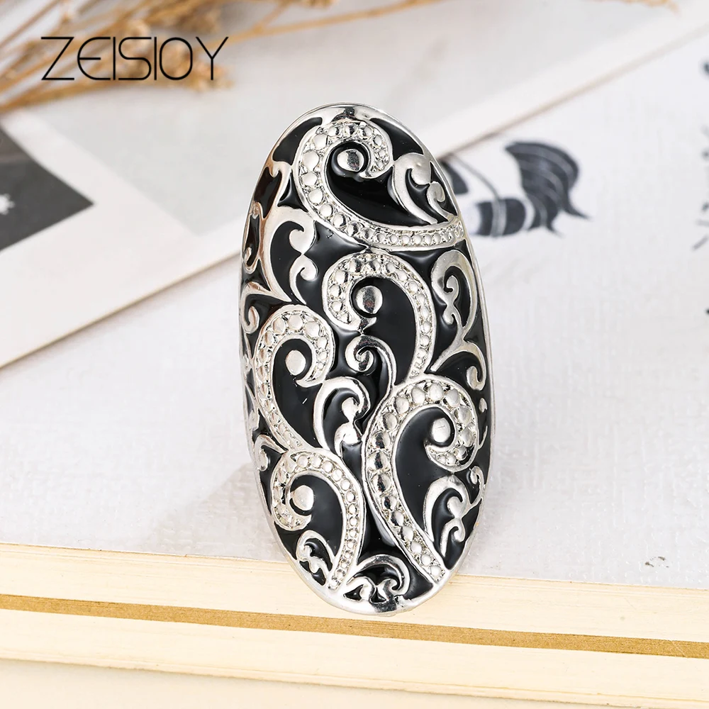 2022 drop oil ring men and women simple ring exquisite black all-match romantic jewelry