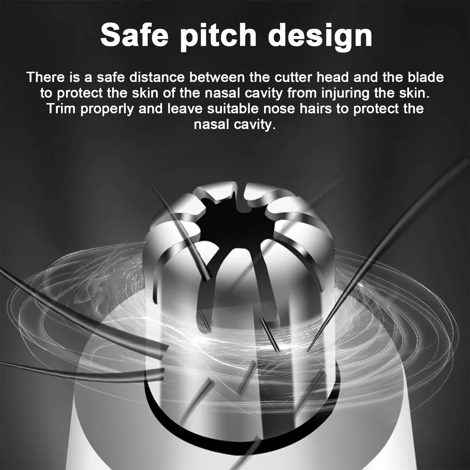 1 قطعة الكهربائية الأنف الشعر المتقلب الرجال ماكينة حلاقة الحلاقة النساء الأنف مقص الشعر سهلة التطهير المتقلب أداة حلاقة الشعر #5