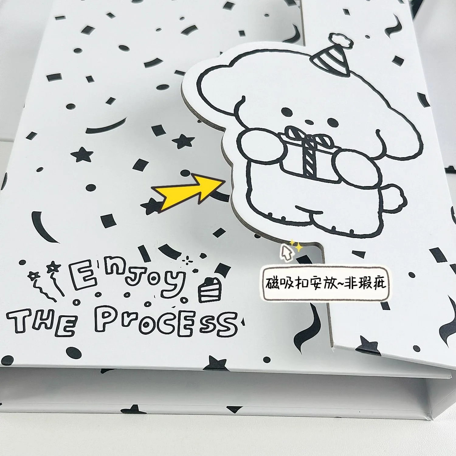 IFFVGX Puppy A5 Binder Photocard Holder Kpop Idol Photo Album Kawaii Photocards Collect Book Album for Photographs 포토카드 포장용품