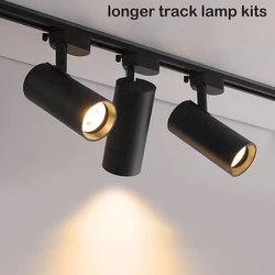 Spot Led Track Light Spotlight Ceiling Track Lamps 30W track rail For Home Bedroom Store Shop Living Room Kitchen Rail Lighting