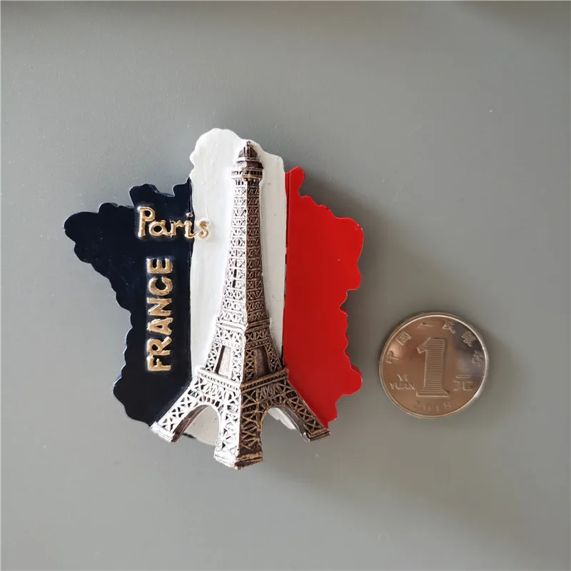 Paris Frankreich Tourist Souvenir Kühlschrankmagnete Eiffelturm Französische magnetische Aufkleber Annecy Dekoration auf dem Kühlschrank Reisegeschenke – Detail 14