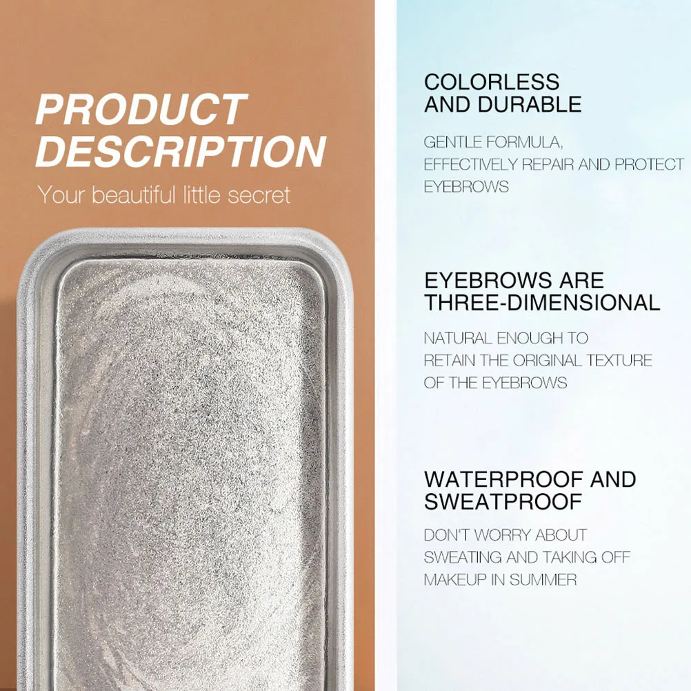 3Pcs Natural Eyebrow Wax Soap Clear Shaping Tool for Defined Voluminous Brows Water Activated Brow Styling Wax Eyebrow Pomade