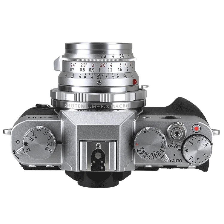 SHOTEN LM-FX M Adapter Macro Slive Black Lens Adapter Close Focus