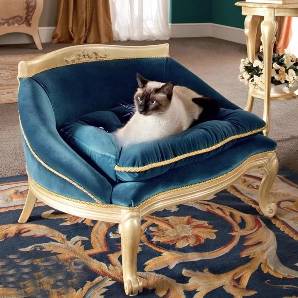 

AAStyle из массива дерева, домашнее кресло для кошек, диван для кошек, домашний диван-кровать для кошек, диван для собак, кровать для собак, кресло для собак