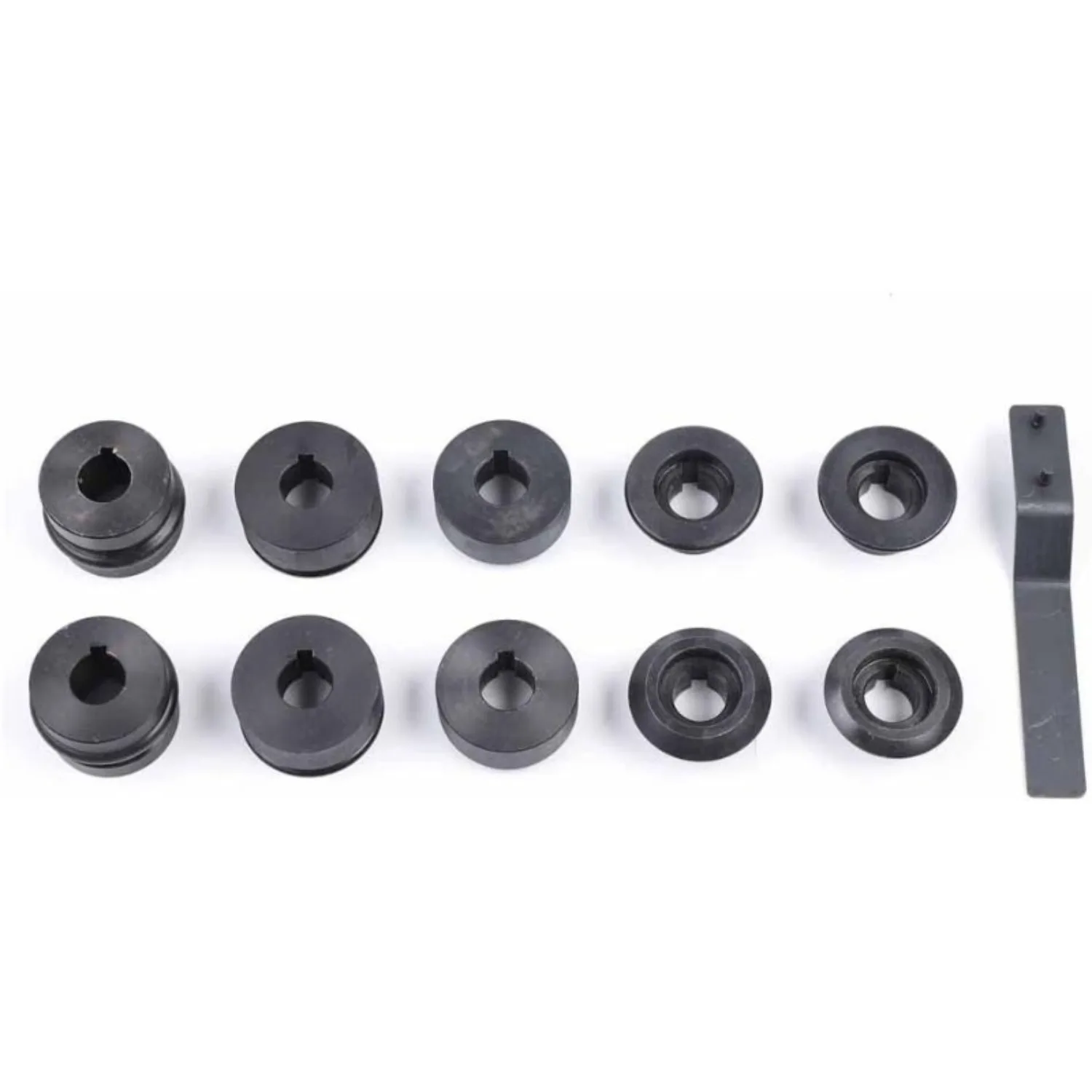 Piegatrice per lamiera calibro 22, utensile manuale professionale per piegatubi in acciaio con piegatrice per perline metalliche da 7 pollici con 6 matrici Ki