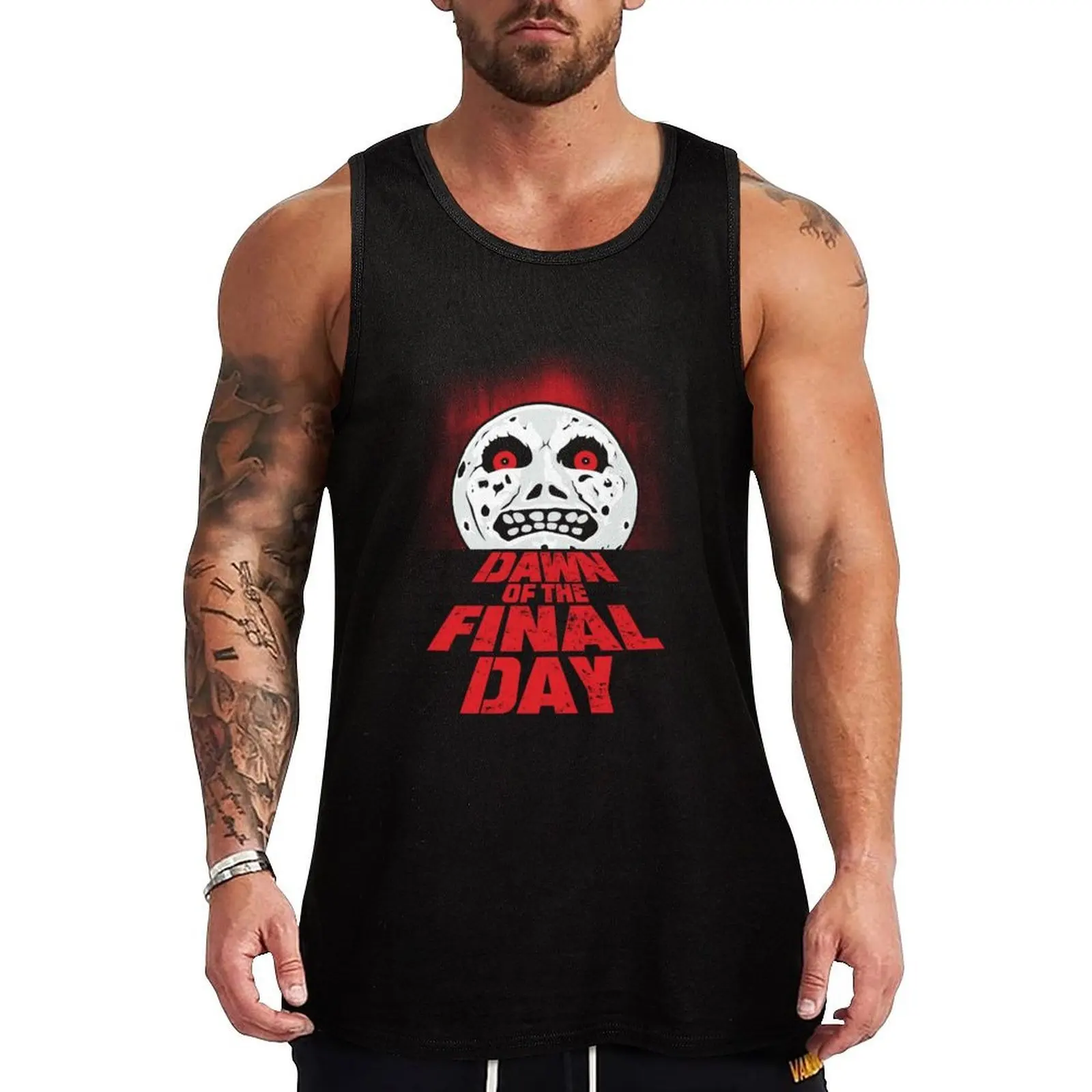 Dawn of the Final Day Tank Top Essential Sleeveless Shirt Solid Basic Tank Top