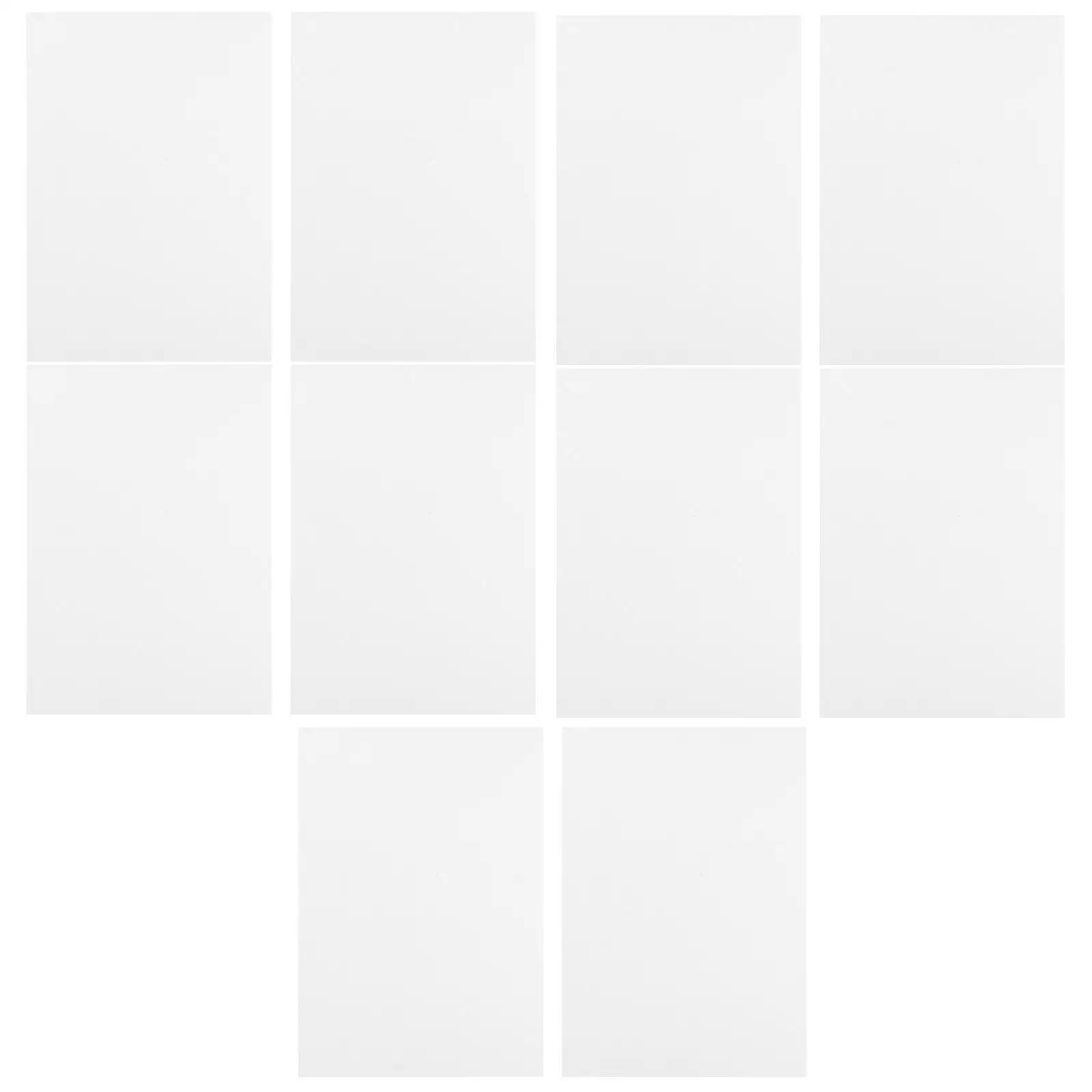 

10 Sheets Molding Foam Paper Plates 4mm Thick White Foam Boards DIY Craft Materials Child White Poster Board Project