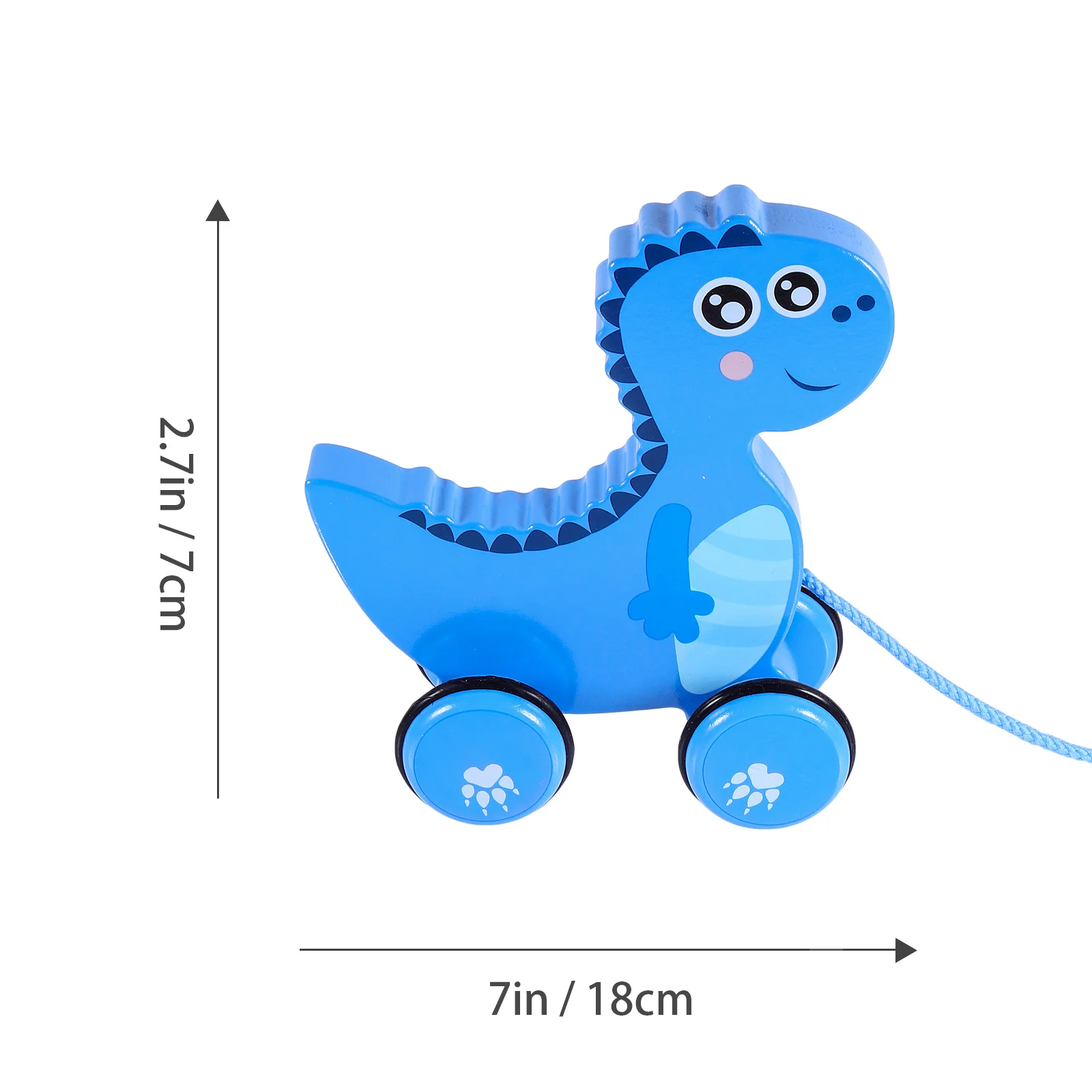 1pc Dinosaurier Ziehen Entlangen Für Kinder Holz Pull Dinosaurier Spaziergang Lernen Ziehen Kinder Geschenk Holz Spielzeug Ziehen auto