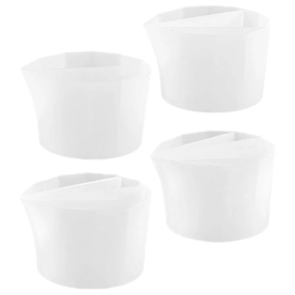 

4Pcs Silicone Epoxy Mixing Cups Pigment Holder Glue Mixing Cup Resin Molds Silicone Multi-Purpose Split Cups DIY Epoxy Crafts