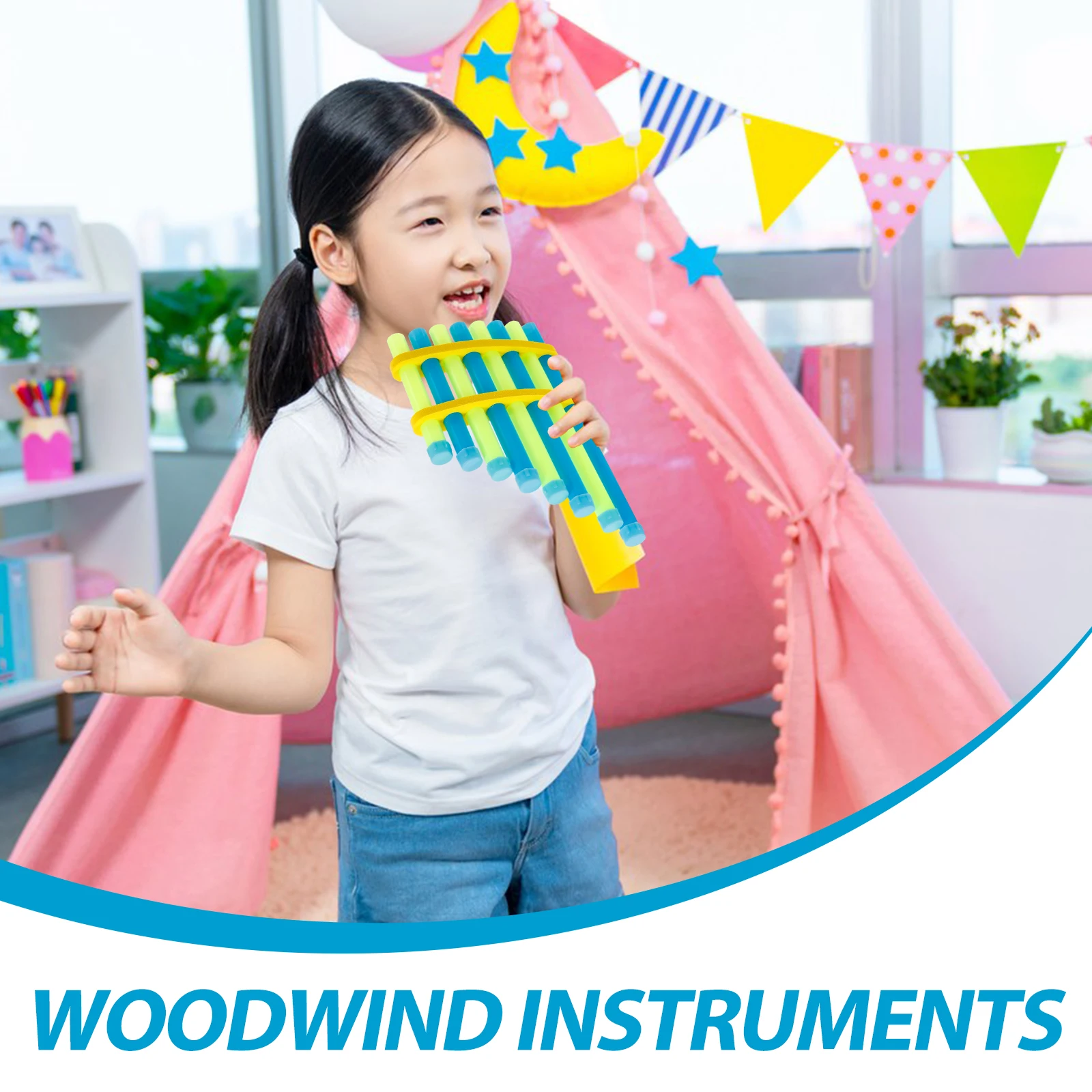 

DIY Pan Flute Small Gift Instruments Musical Enlightenment Abs Making