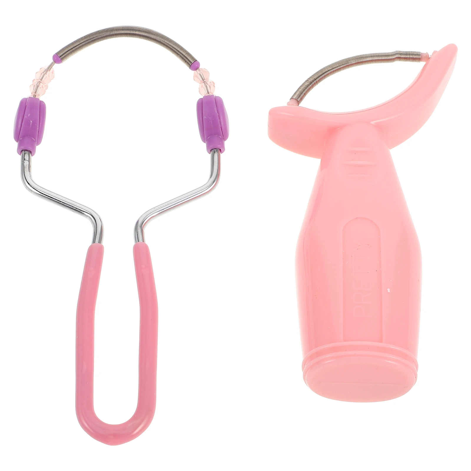 

2Pcs Spring Hair Remover for Face Manual Epilator Women Facial Hair Removal Tool on The Go Solution Facial Epilator for Women