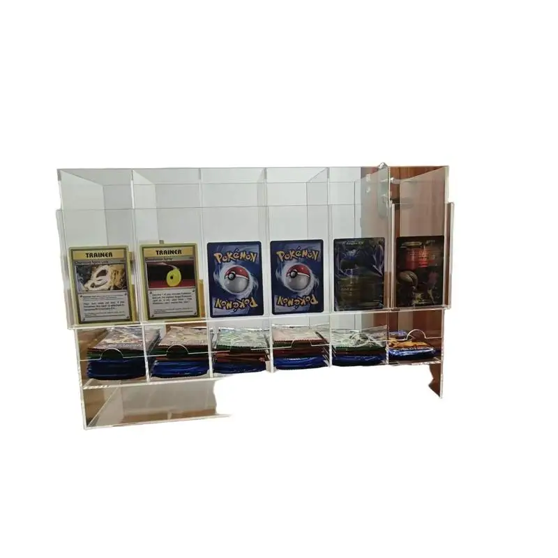 custom.PTCG  Booster Box Acrylic Display-Modern Eco-Friendly Rotating LED Lighting Pre-Assembled Desktop