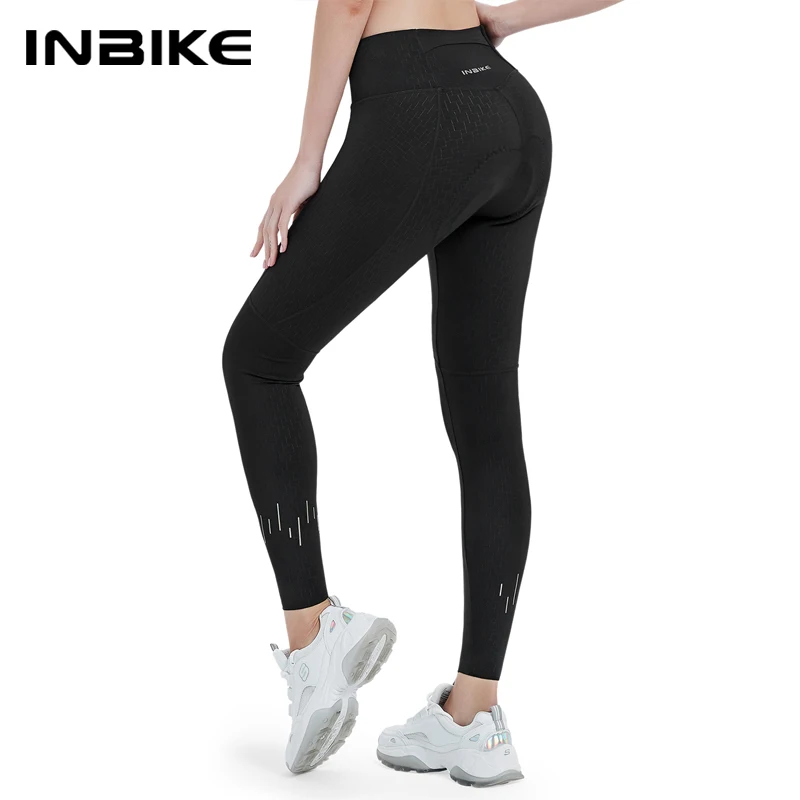 INBIKE Women's Cycling Pants Gel Padded Shockproof Mountain Racing Bike Tights Trousers Sports Bicycle Pants Clothing for Women