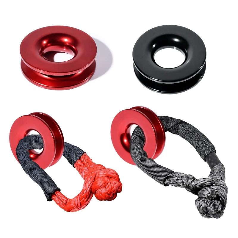 Recovery Ring Snatch-Ring Block-Snatch Pulley for t.u.k.SUV 41,000lbs Winch Rope