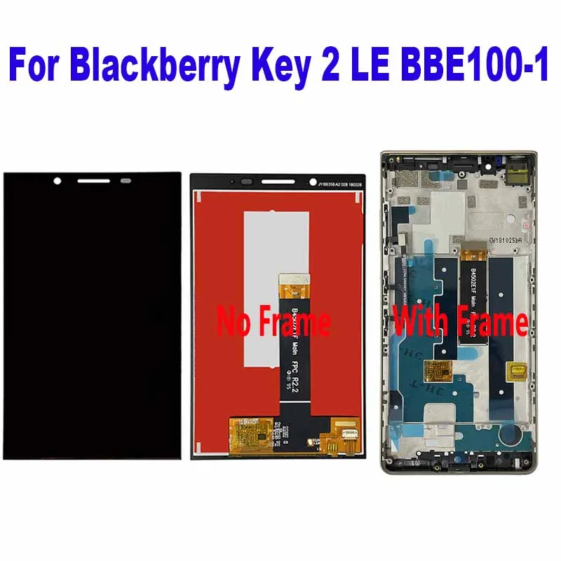 

For Blackberry Key 2 LE BBE100-1 BBE100-2 BBE100-4 BBE100-5 LCD Display Touch Screen Digitizer Assembly For Blackberry Key 2 LE