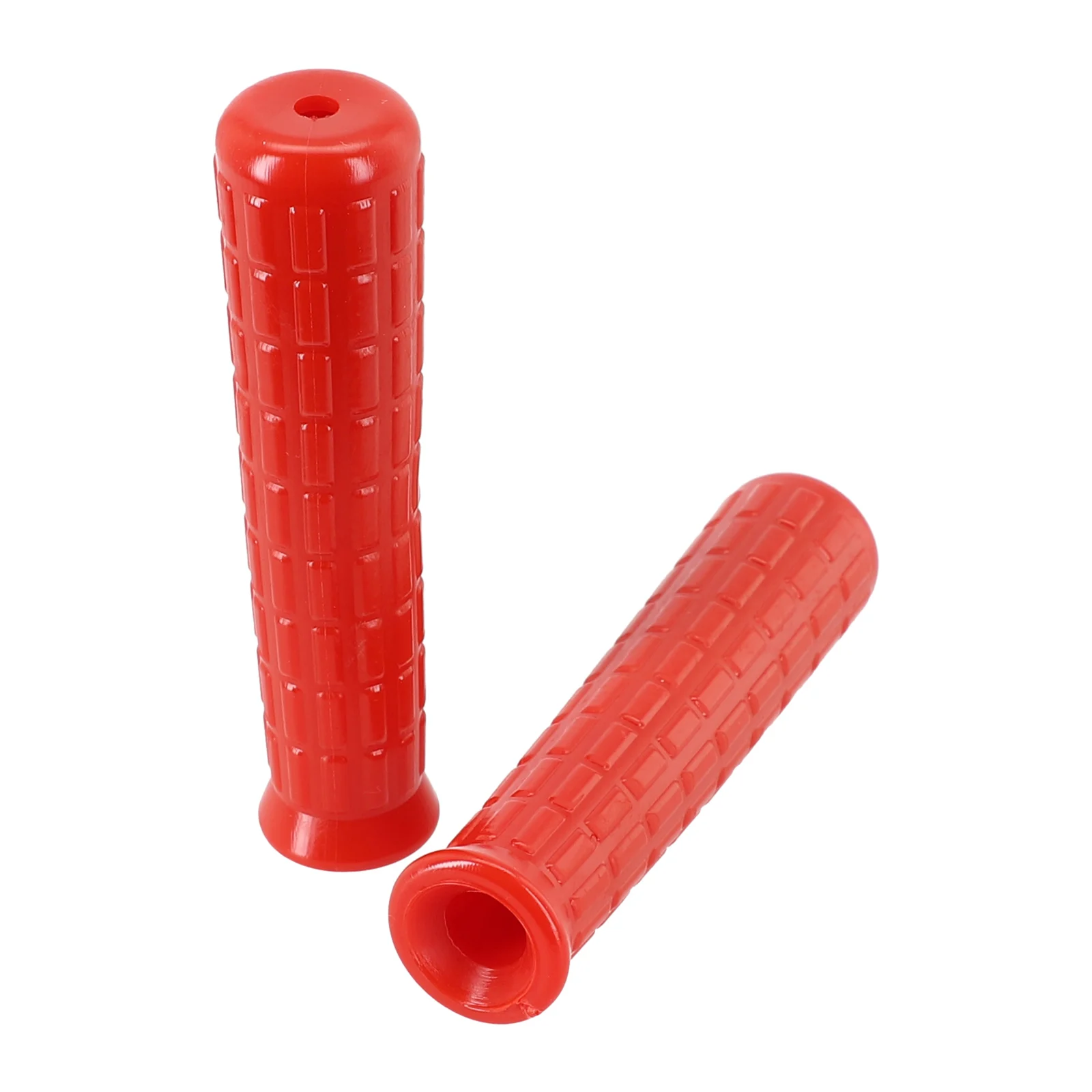 Round Tubes Red Replacement Handles for Most Wheelbarrows Set of 2 Non slip Design Weatherproof and Long lasting