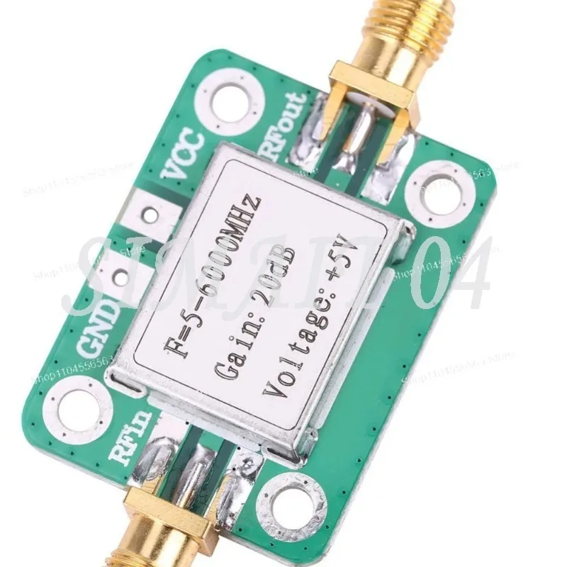 5MHz-6GHz Ultra Wideband (UWB) RF Medium Power Amplifier, 20dB Fixed Gain