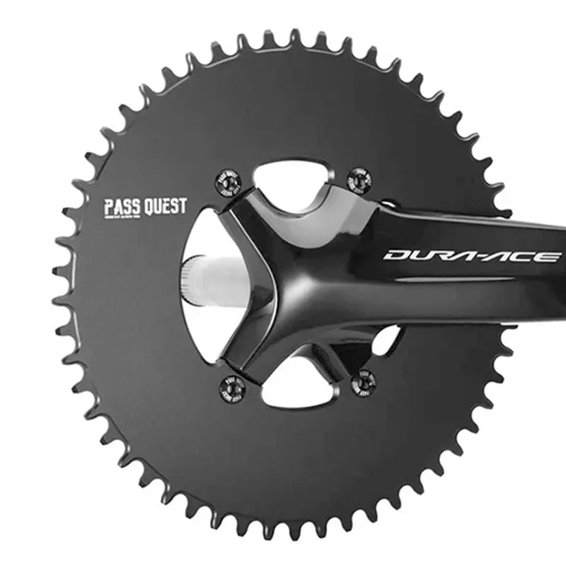 PASS QUEST 110BCD Road Bike AERO Chainring 46T-58T for SHIMANO 105 ULTEGRA DURA-ACE DA9100/R8000/R7000 Round/Oval ChainWheel