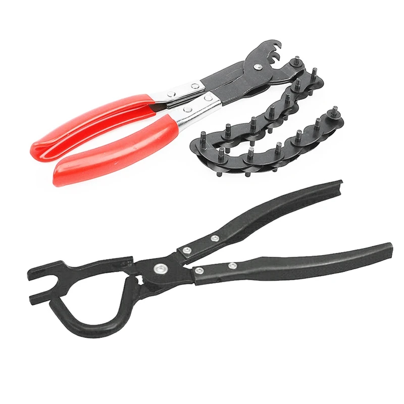 

Black Exhaust Suspension Clamp Universal Exhaust Tail Pipe Steel Copper Tubing Cutter Cutting Chain Pliers