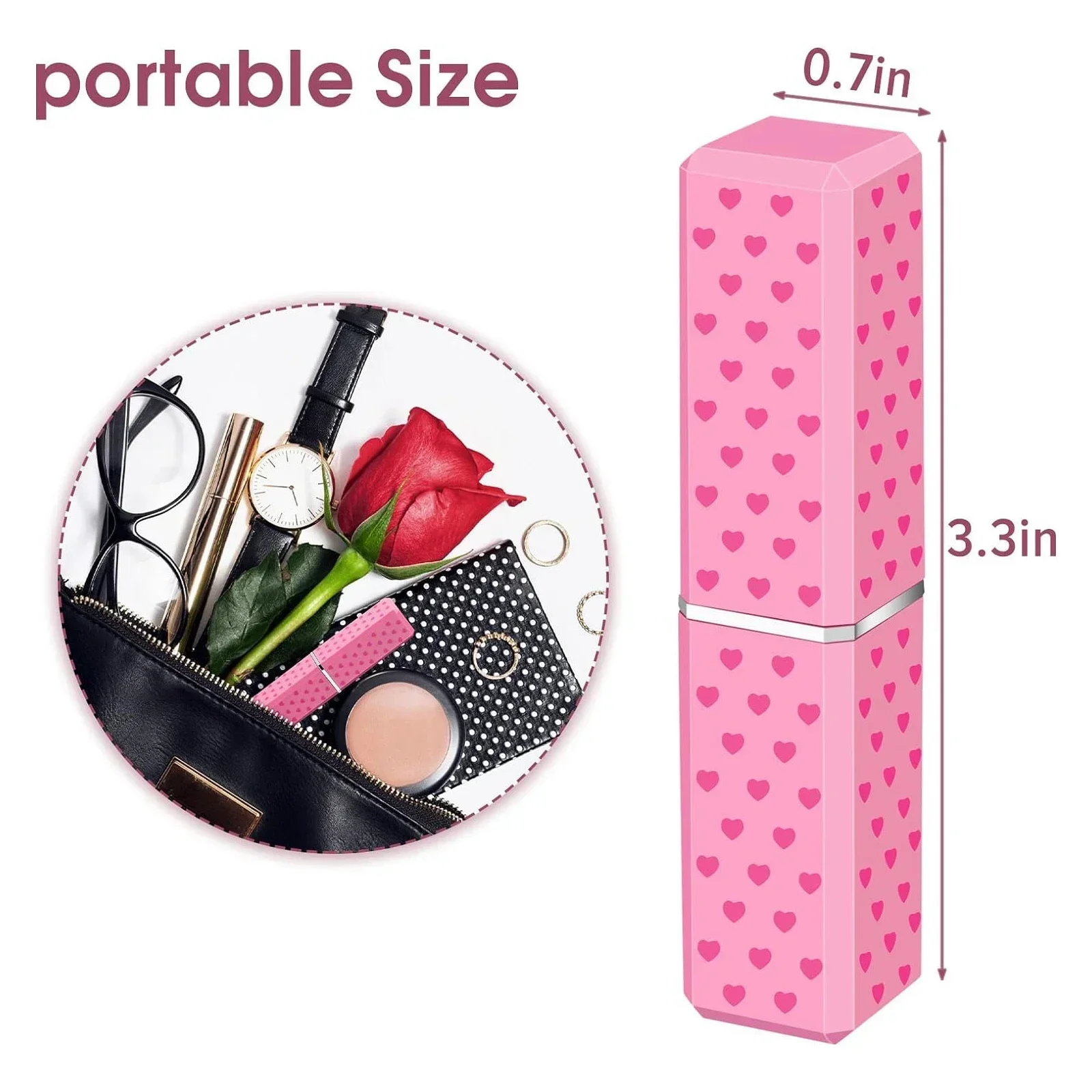 Windproof Cute Lipstick Inflatable Lighter Portable Mini Butane Lighter Cigarette Accessories Women\'s Fashion Gift