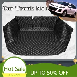 Car Trunk Mat For Mazda CX-7 CX7 CX 7 2010~2016 Dirt-resistant Fully Trunk Mat Luxury Rear Cargo Tray Car Accessories 2014 2015