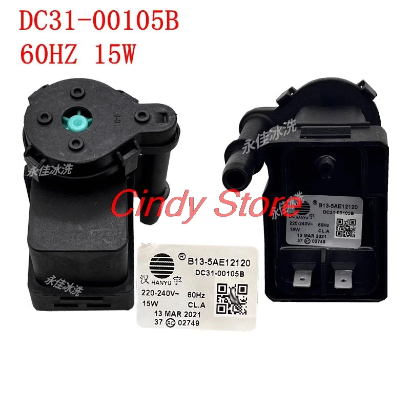 1PCS For Samsung Clothes Dryer Drain Pump B13-5AE12120 60HZ 15W 220V DC31-00105B Drainage Motor Washer Parts