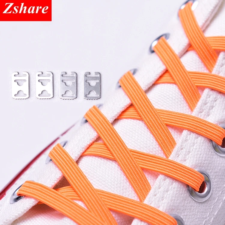 New Elastic No Tie  Shoelaces Stretching Locking Lazy Shoe Laces Sneaker Children Unisex Shoelaces Safe Shoelace 24color