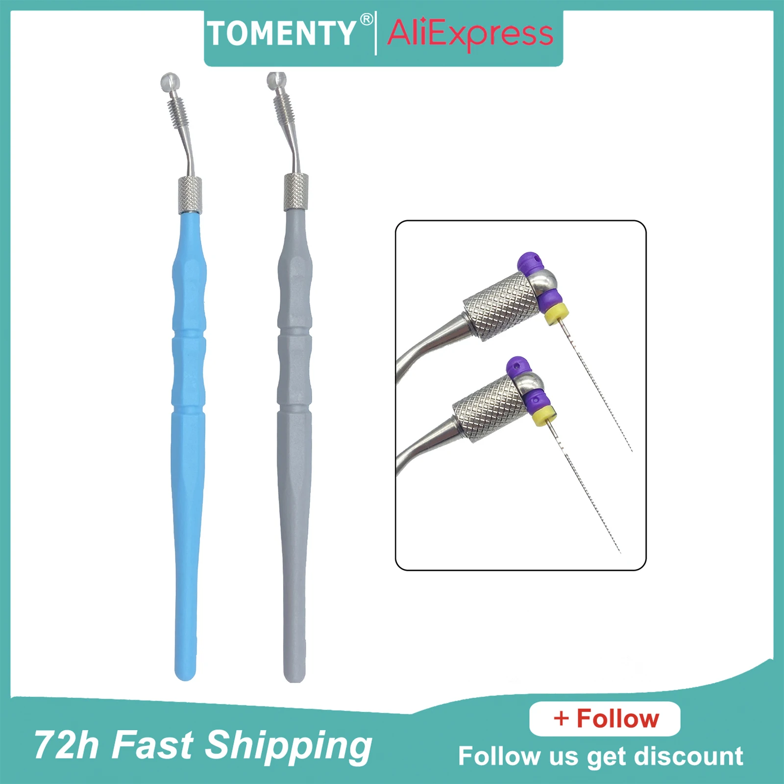 

TOMENTY Dental Instrument Endodontic Files Holder Root Canal Tool for Dentistry Using Tool Material