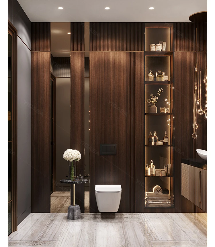 2021 أفضل بيع الذهب الفولاذ المقاوم للصدأ الفاخرة فندق الحمام الغرور خزانة حوض غسيل خزانة الحمام