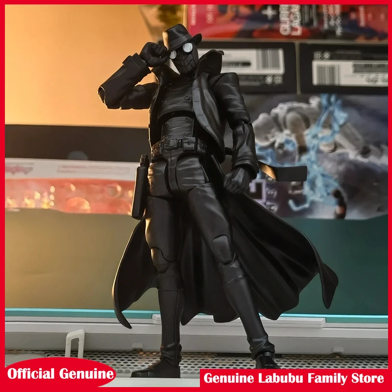 

Genuine Bandai Pb Limited Shf Across The Spider-Verse Spider- Man Noir And Spider -Man Ham Anime Peripheral Collectable Gk Gift
