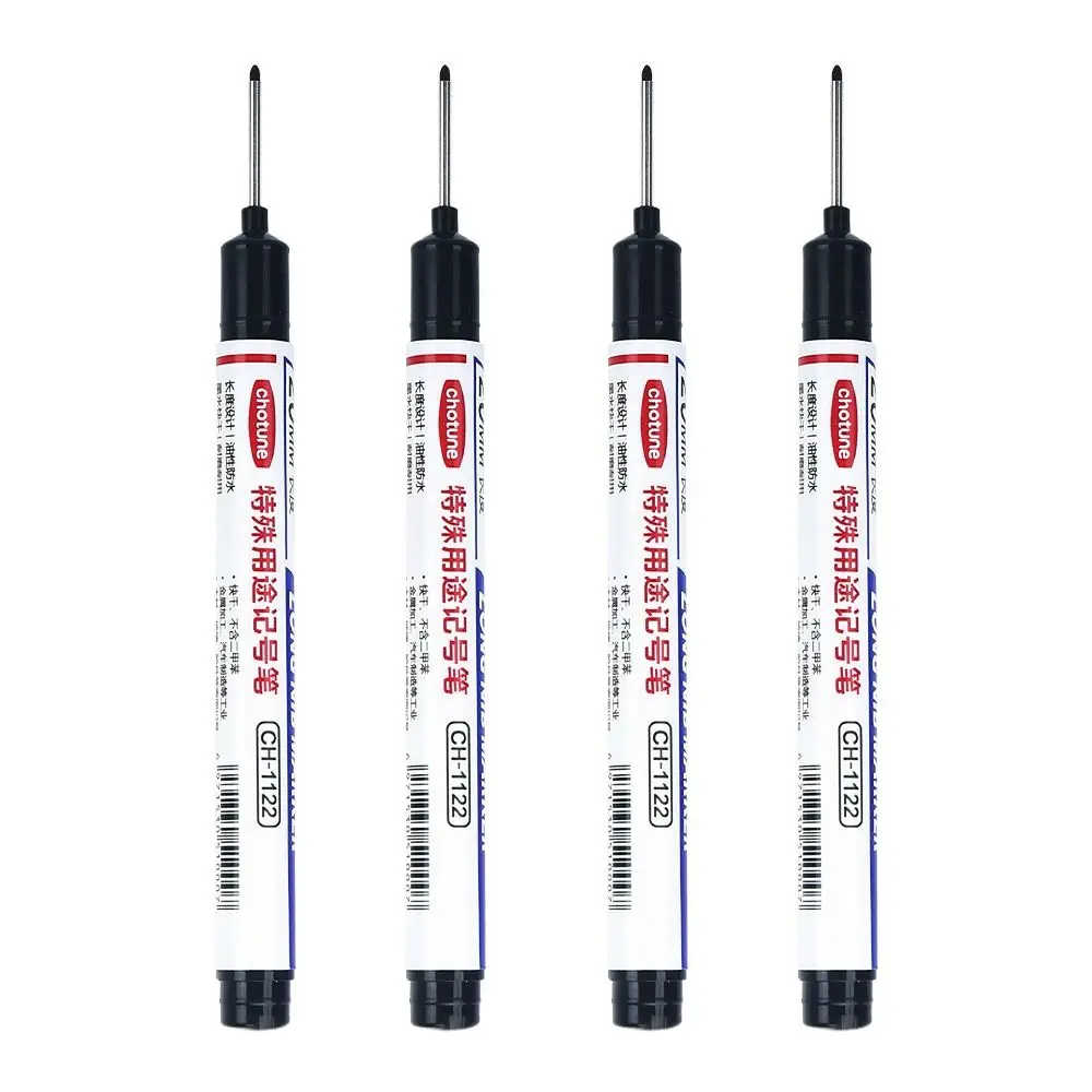 

Deep Hole Long Head Markers Waterproof 20mm Long Nib Head Markers Quick-drying Hareware Processing Bathroom