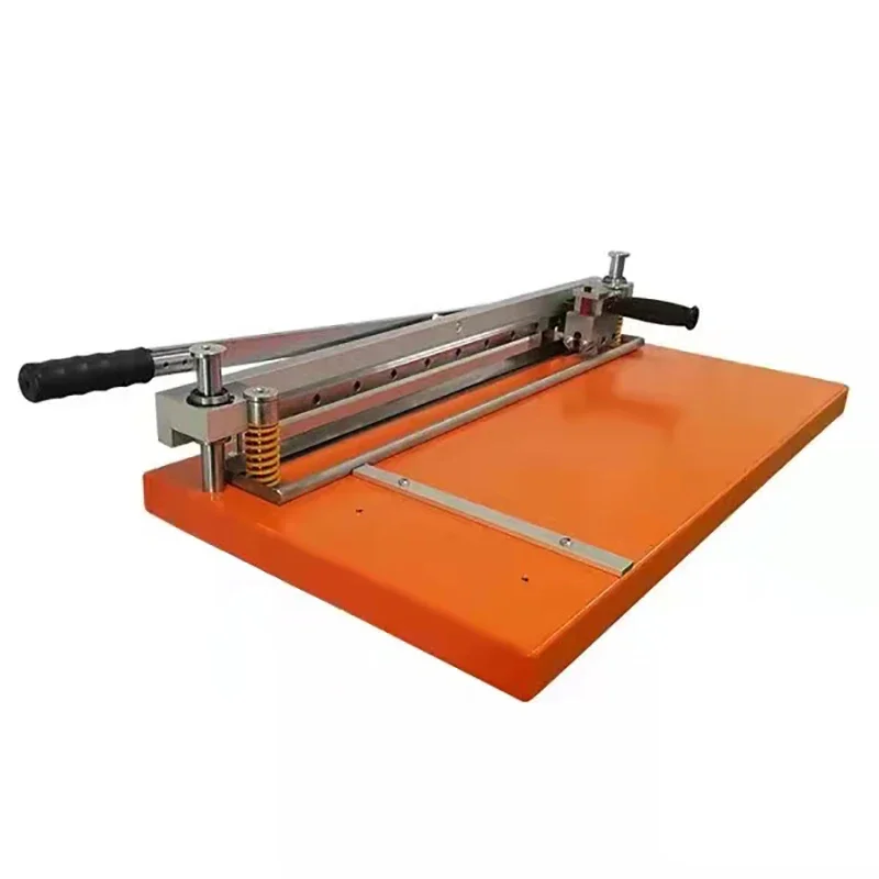 Manual V type cardboard grooving machine