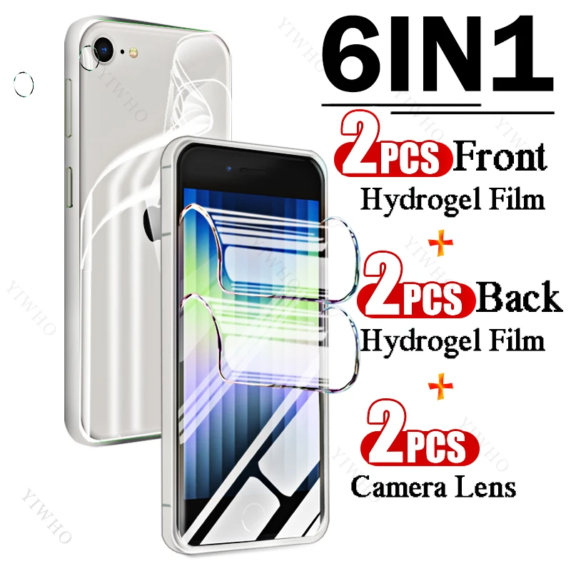 9in1 Full Covers Front Back Hydrogel Film for Apple IPhone SE 2022 4.7